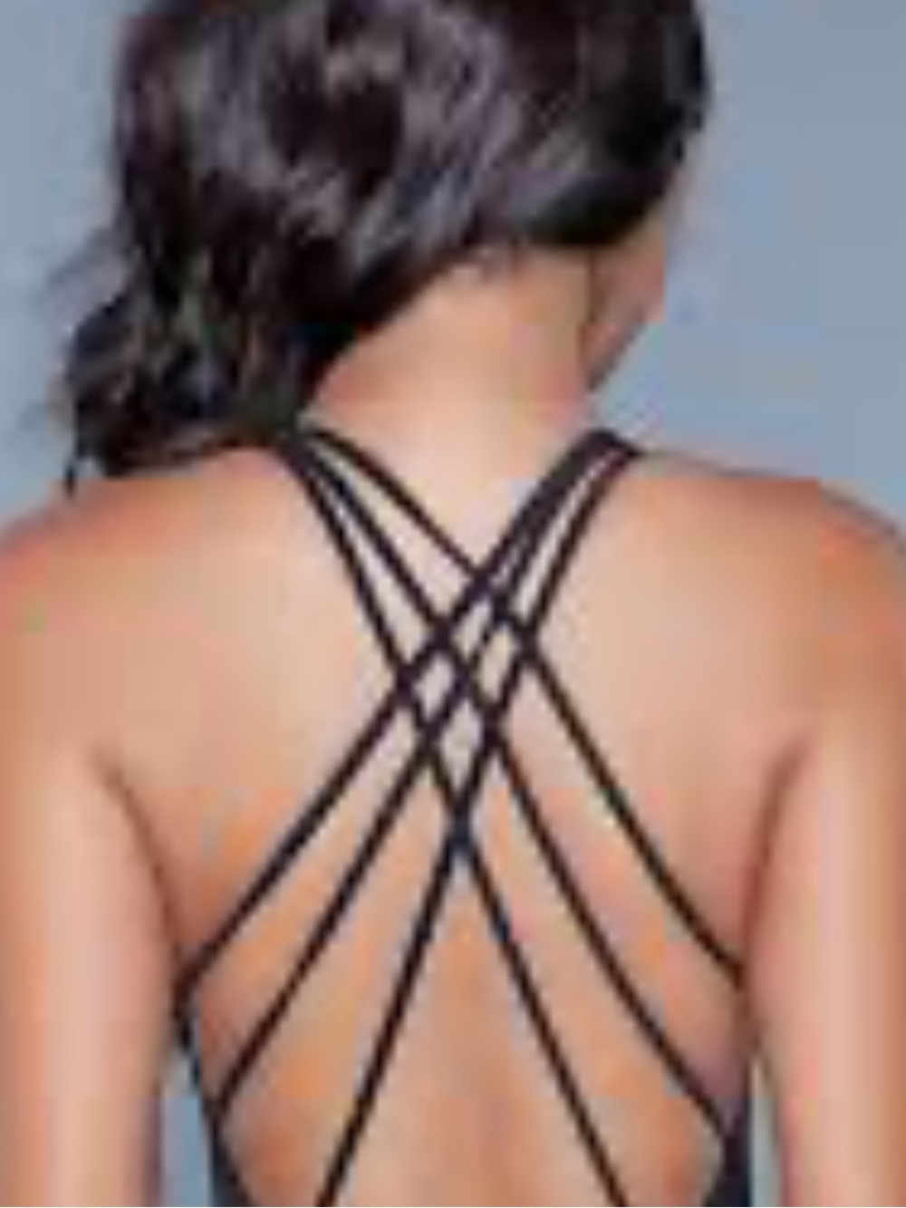 Express Body Contour Black Bodysuit